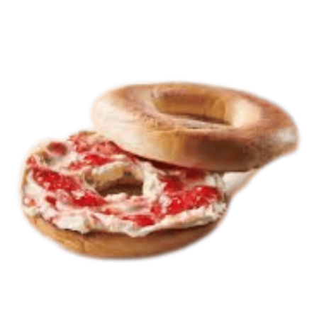 With Cream Cheese and Jelly