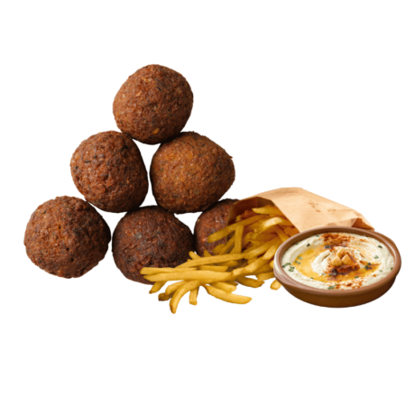 Falafel Balls W/ Fries and Hummus