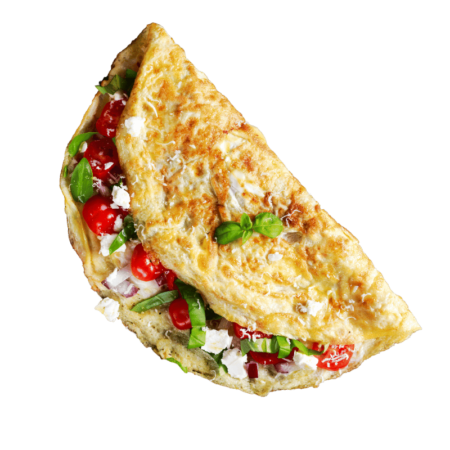 Farmer Omelette (Bacon, Ham, Sausage, Onion & Peppers)