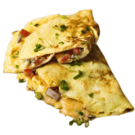 Philly Omelette (Steak, Onion & Peppers)